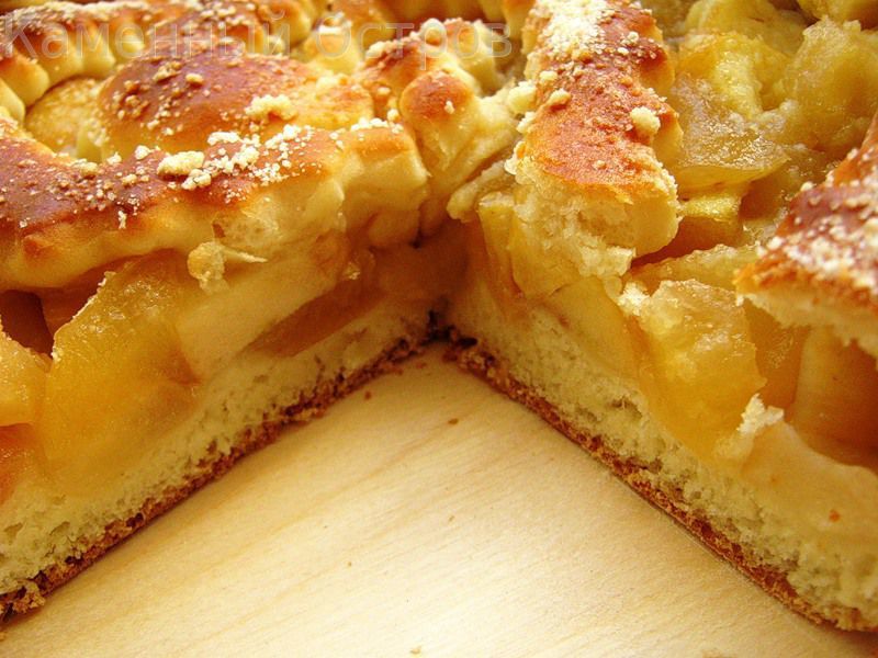 Красивый пирог из яблок рецепт с Красивый пирог из яблок рецепт с
